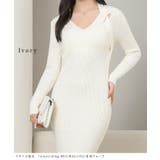 ソリッドカラー Vネック ホルター | レースレディース | 詳細画像12