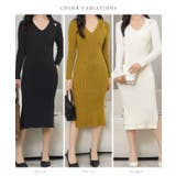 ソリッドカラー Vネック ホルター | レースレディース | 詳細画像2