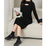 ソリッドカラー レイヤード風 リブ | レースレディース  | 詳細画像7 