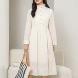 フリル プチハイネック カットレース | レースレディース  | 詳細画像1 