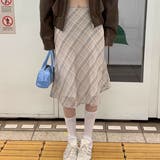 リボン付き チェック柄 シアー | レースレディース | 詳細画像1