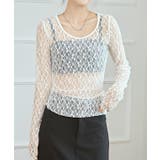 ラウンドネック ストレッチ レース | レースレディース  | 詳細画像11 