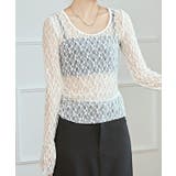 ラウンドネック ストレッチ レース | レースレディース  | 詳細画像13 