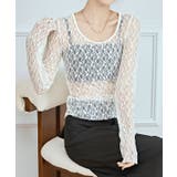 ラウンドネック ストレッチ レース | レースレディース  | 詳細画像16 