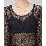 ラウンドネック ストレッチ レース | レースレディース  | 詳細画像17 