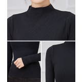 ソリッドカラー プチハイネック レイヤード風 | レースレディース  | 詳細画像18 