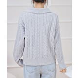 ケーブル柄 襟付き 長袖 | レースレディース | 詳細画像10