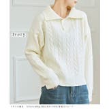 ケーブル柄 襟付き 長袖 | レースレディース | 詳細画像12