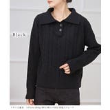 ケーブル柄 襟付き 長袖 | レースレディース | 詳細画像3