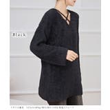 クロス Vネック シャギー | レースレディース  | 詳細画像3 