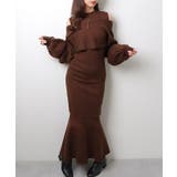 トップス付き ノースリーブ マーメイド | レースレディース | 詳細画像9