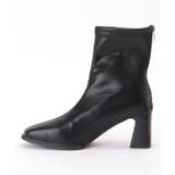 スクエアトゥ レザー調 チャンキー | レースレディース | 詳細画像14