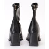 スクエアトゥ レザー調 チャンキー | レースレディース | 詳細画像16