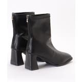 スクエアトゥ レザー調 チャンキー | レースレディース | 詳細画像17