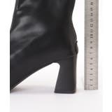 スクエアトゥ レザー調 チャンキー | レースレディース | 詳細画像19