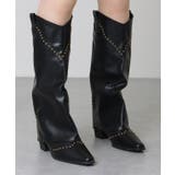 スタッズ付き レッグカバー風 ロング | レースレディース  | 詳細画像12 