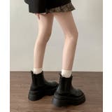 サイドゴア レザー調 厚底 | レースレディース | 詳細画像6