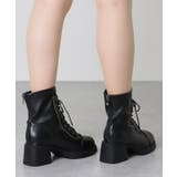 ラウンドトゥ 厚底 レースアップ | レースレディース | 詳細画像11