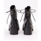 ラウンドトゥ 厚底 レースアップ | レースレディース | 詳細画像17