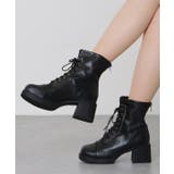 ラウンドトゥ 厚底 レースアップ | レースレディース | 詳細画像9