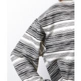 ラウンドネック マルチボーダー 長袖 | レースレディース  | 詳細画像19 