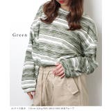 ラウンドネック マルチボーダー 長袖 | レースレディース  | 詳細画像8 