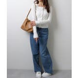 ソリッドカラー ショルダーリボン クロップド | レースレディース  | 詳細画像13 