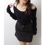 ソリッドカラー ショルダーリボン クロップド | レースレディース  | 詳細画像4 