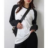 ラグランスリーブ 配色 星柄 | レースレディース | 詳細画像4