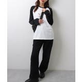 ラグランスリーブ 配色 星柄 | レースレディース | 詳細画像5