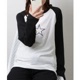 ラグランスリーブ 配色 星柄 | レースレディース | 詳細画像6