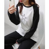 ラグランスリーブ 配色 星柄 | レースレディース | 詳細画像7