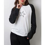 ラグランスリーブ 配色 星柄 | レースレディース | 詳細画像8