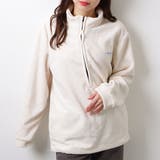 オーバーサイズ フリース ハーフジップ | レースレディース | 詳細画像1