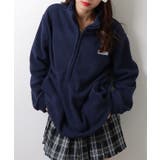 オーバーサイズ フリース ハーフジップ | レースレディース | 詳細画像10