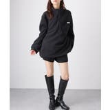 オーバーサイズ フリース ハーフジップ | レースレディース | 詳細画像6