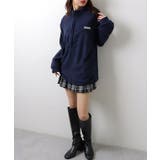 オーバーサイズ フリース ハーフジップ | レースレディース | 詳細画像9