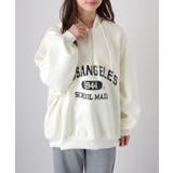 ロゴプリント カレッジ フロントジップ | レースレディース  | 詳細画像8 