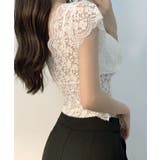 Vネック スカラップ レース | レースレディース  | 詳細画像11 