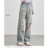 ハイウエスト セミワイド ダメージ | レースレディース | 詳細画像2