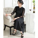 2WAY レースボレロ付き Aライン | レースレディース  | 詳細画像5 