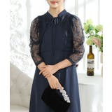 2WAY レースボレロ付き Aライン | レースレディース  | 詳細画像8 