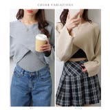 クルーネック バットウィングスリーブ クロスニット | レースレディース | 詳細画像2