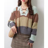 ボーダー 配色 レースアップ | レースレディース  | 詳細画像10 