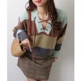 ボーダー 配色 レースアップ | レースレディース  | 詳細画像4 