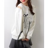 リボン プリント ショルダースリット | レースレディース  | 詳細画像10 