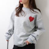 配色 ぽこぽこ ハート柄 | レースレディース | 詳細画像1
