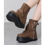 レザー調 カバー風 厚底 | レースレディース  | 詳細画像12 