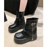 レザー調 カバー風 厚底 | レースレディース  | 詳細画像7 