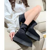 スエード調 厚底 ドッキング | レースレディース  | 詳細画像7 